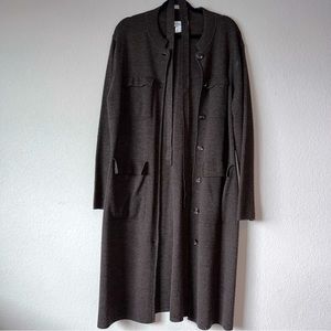 Harve Benard Sports Long Wool Brown
 Jacket Size Large